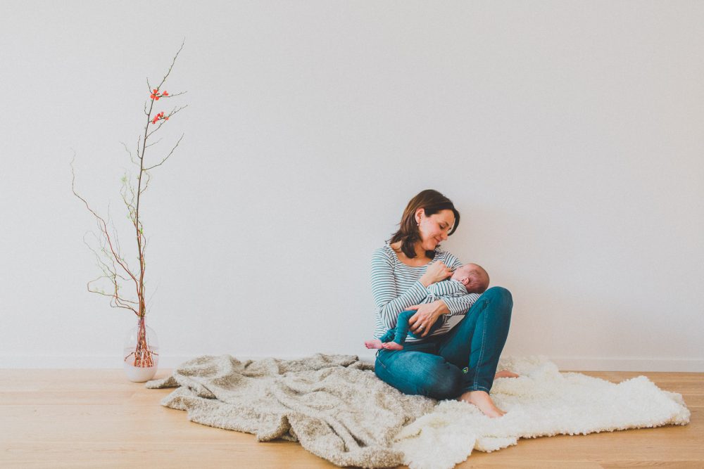 Newborn Homestory im Showroom München