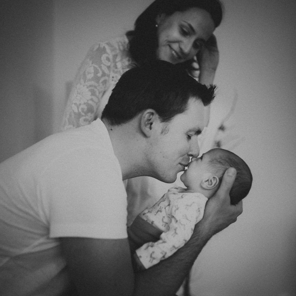 Newborn Homestory im Showroom München