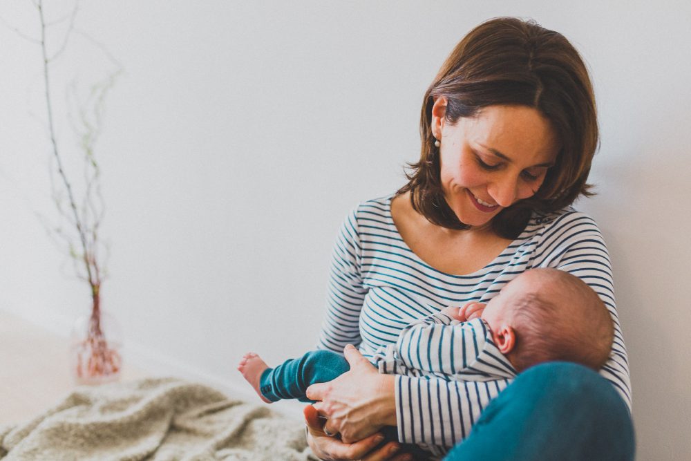 Newborn Homestory im Showroom München