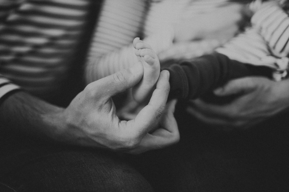 Newborn Homestory im Showroom München