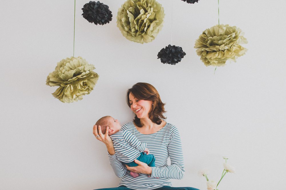 Newborn Homestory im Showroom München