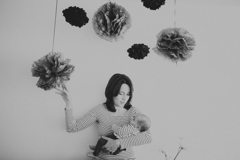 Newborn Homestory im Showroom München