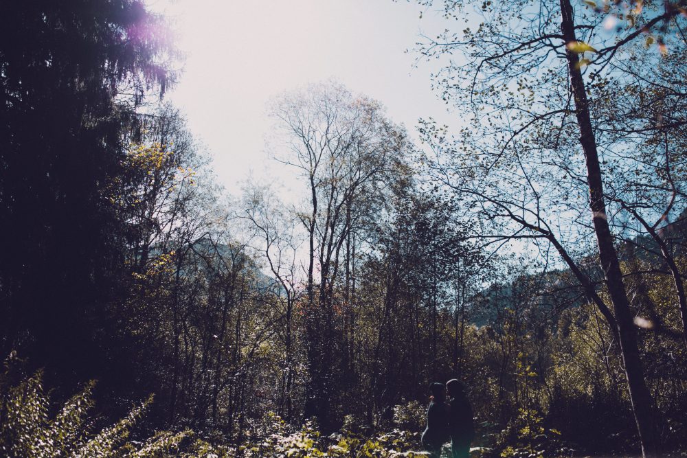 Babybauchshooting im herbstlichen Oberstdorf