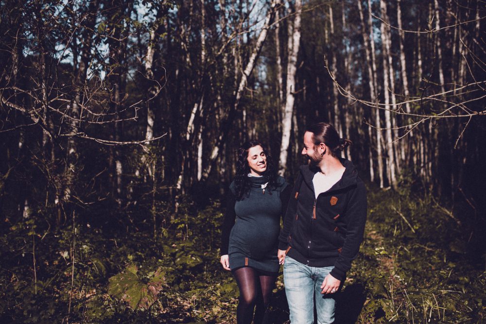 Babybauchshooting im herbstlichen Oberstdorf