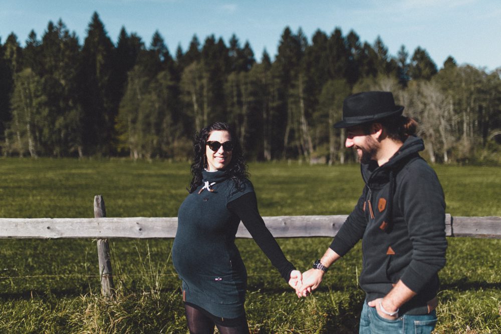 Babybauchshooting im herbstlichen Oberstdorf