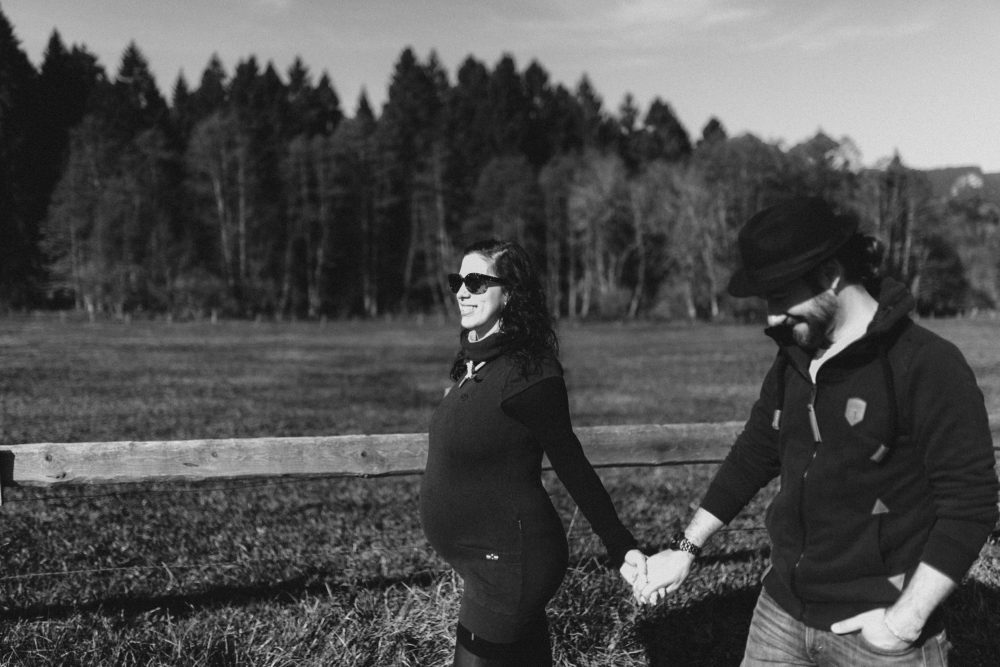 Babybauchshooting im herbstlichen Oberstdorf