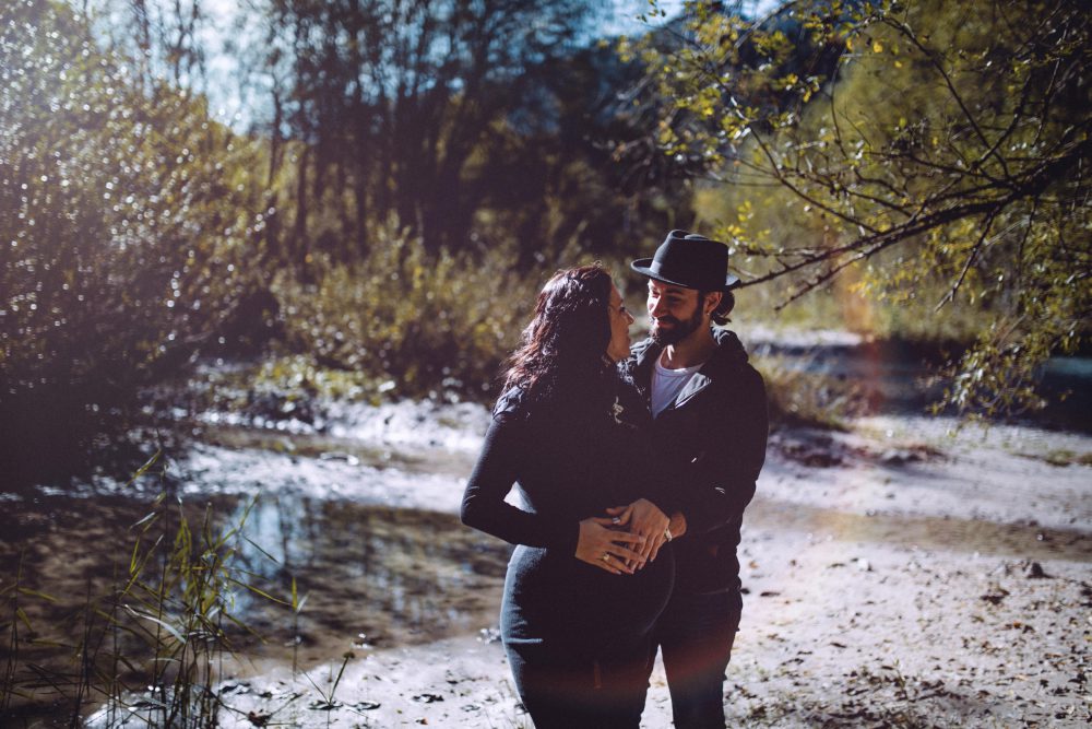 Babybauchshooting im herbstlichen Oberstdorf