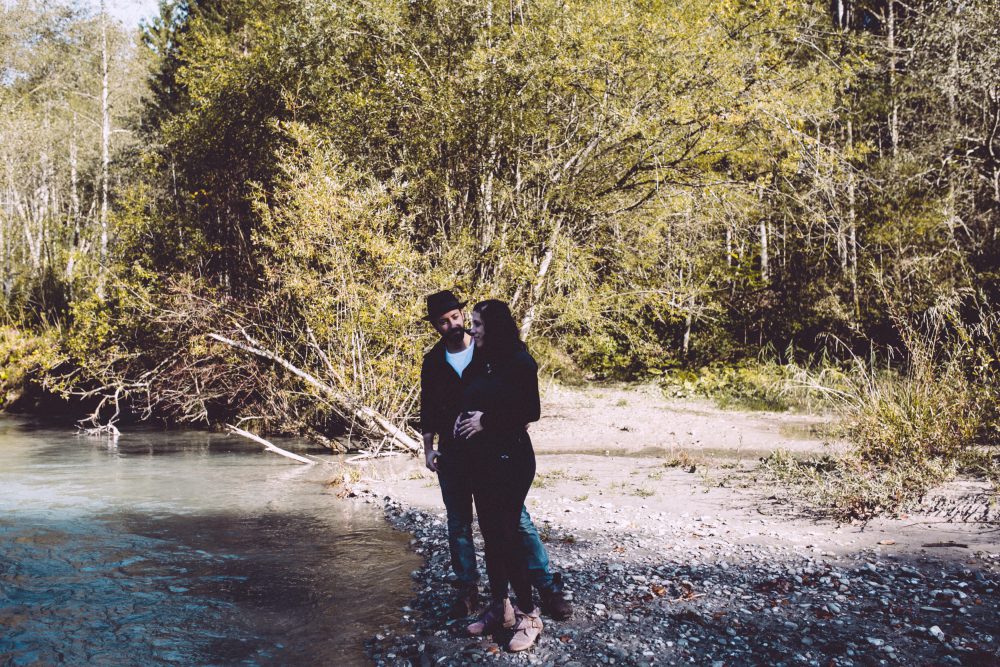 Babybauchshooting im herbstlichen Oberstdorf