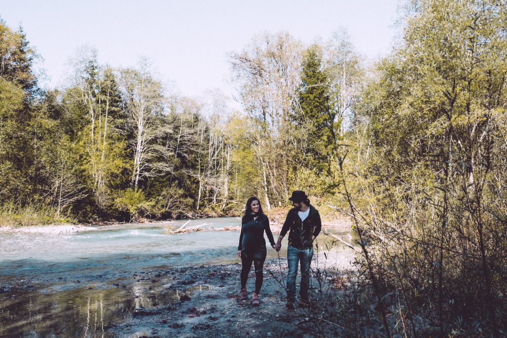 Babybauchshooting im herbstlichen Oberstdorf