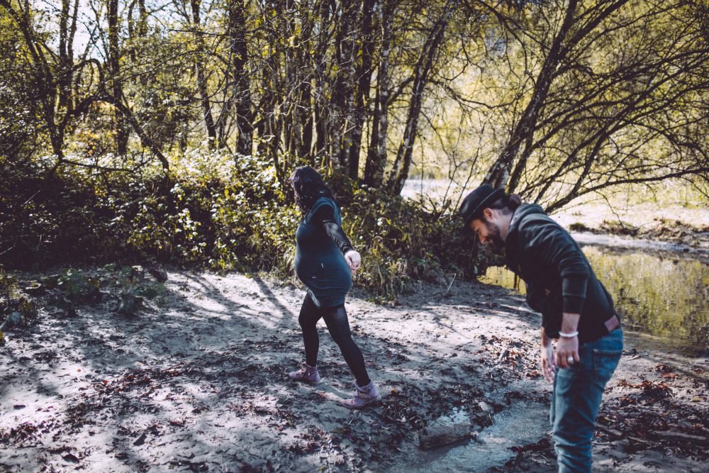 Babybauchshooting im herbstlichen Oberstdorf