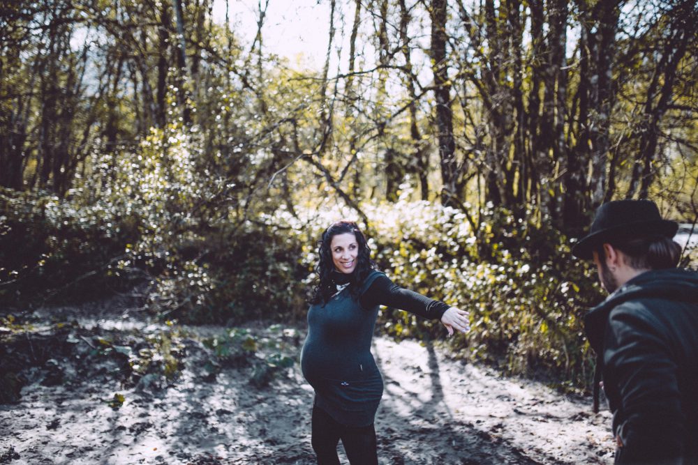 Babybauchshooting im herbstlichen Oberstdorf