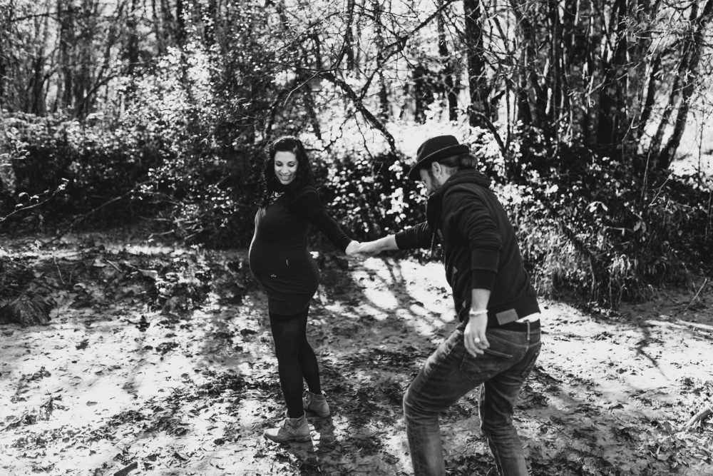 Babybauchshooting im herbstlichen Oberstdorf
