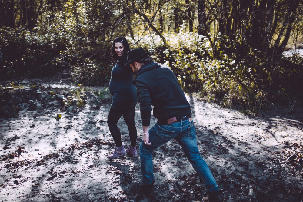 Babybauchshooting im herbstlichen Oberstdorf