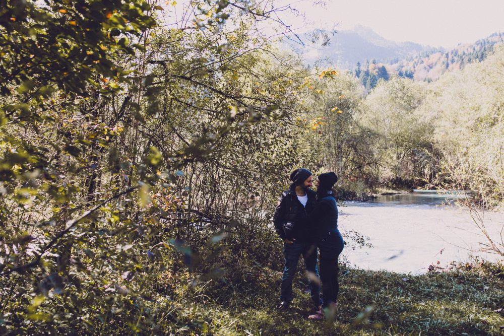 Babybauchshooting im herbstlichen Oberstdorf