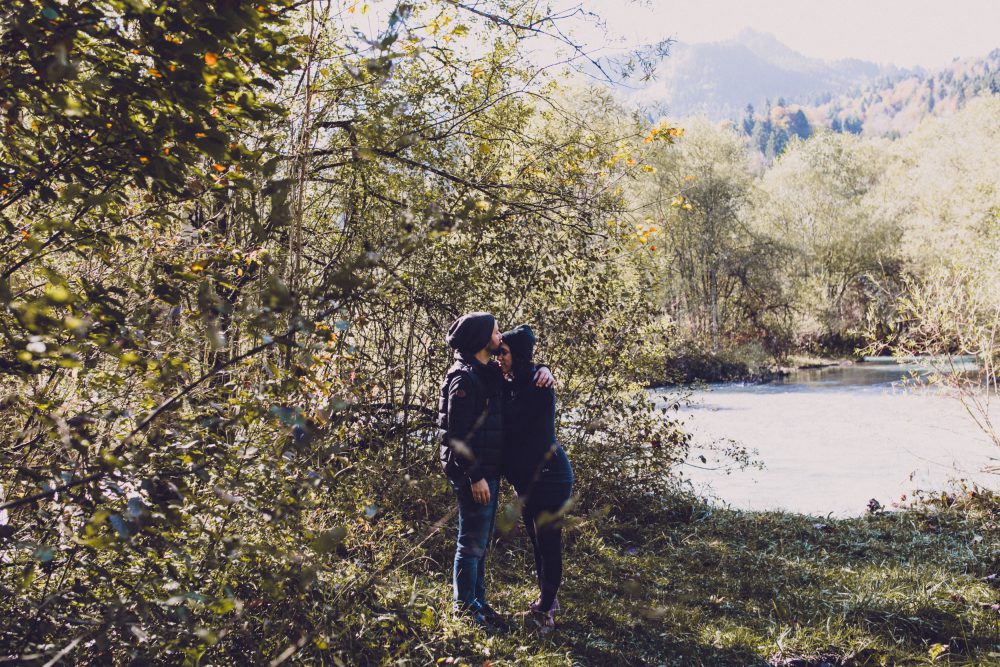 Babybauchshooting im herbstlichen Oberstdorf