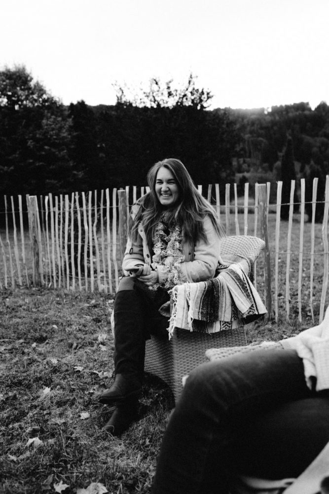 Herbstfeuer und Kochen mit der Peka im Garten
