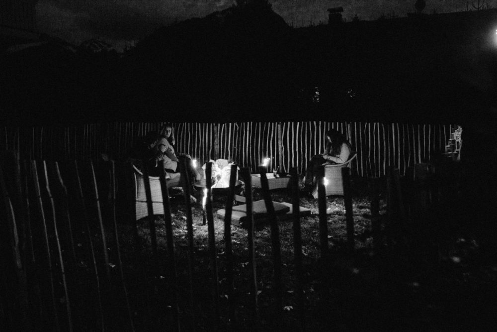 Herbstfeuer und Kochen mit der Peka im Garten