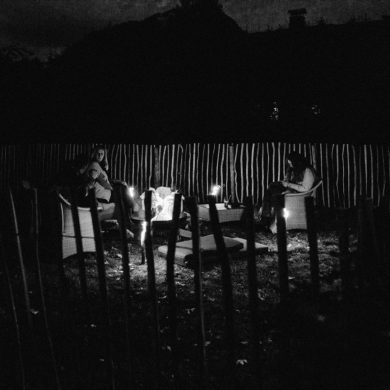 Herbstfeuer und Kochen mit der Peka im Garten