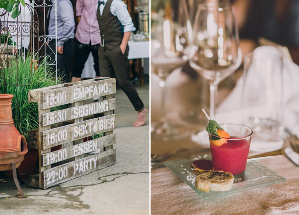 Barfuß Hippie Scheunen-Hochzeit in der alten Tenne bei Moosinning
