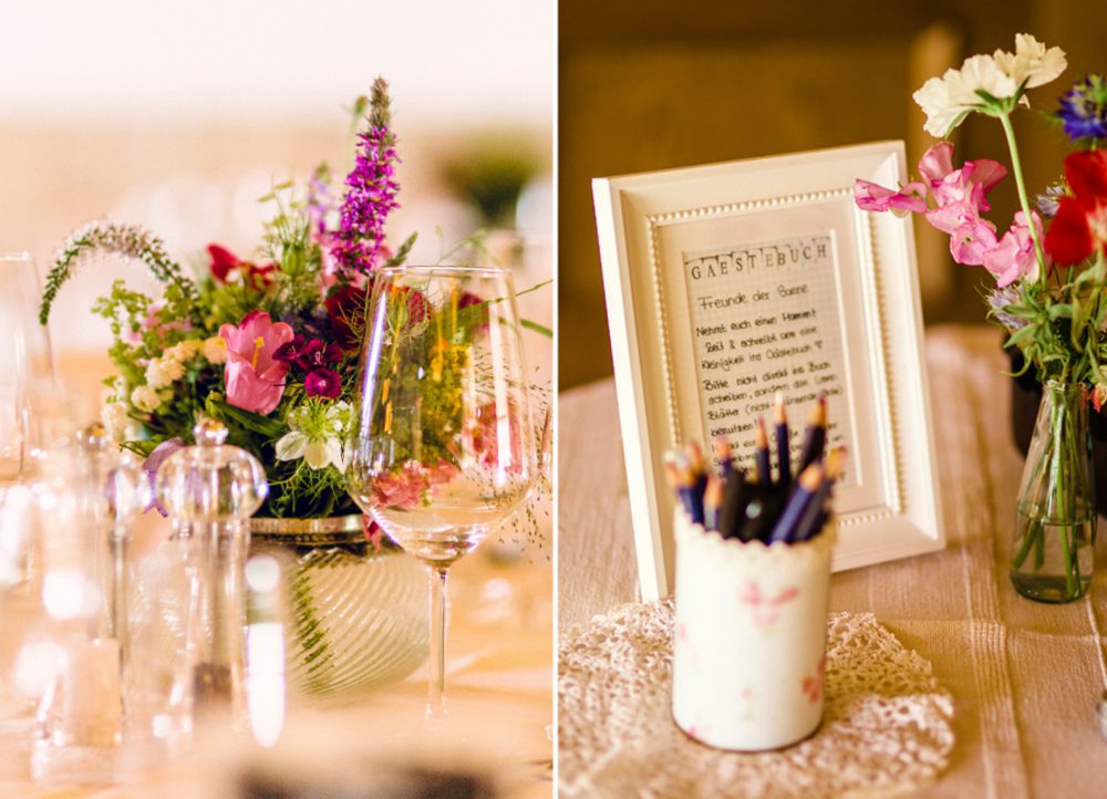 Barfuß Hippie Scheunen-Hochzeit in der alten Tenne bei Moosinning