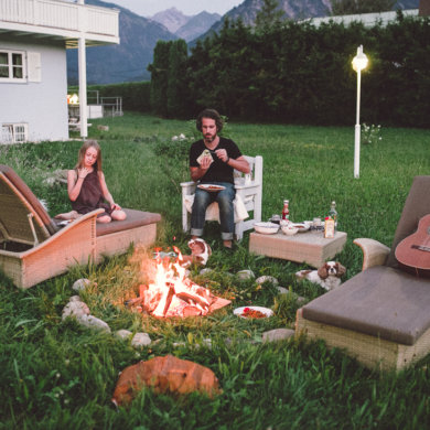 Von Nebelhornwanderungen, Patenkindern und Lagerfeuerabende in Oberstdorf (mit ganz viel Abenteuer, einem geheimen Quell, Gitarre und veganen Linsentalern)