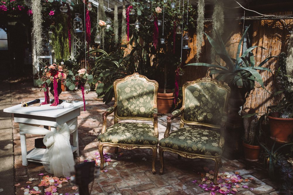 Herbsthochzeit in der alten Gärtnerei bei München