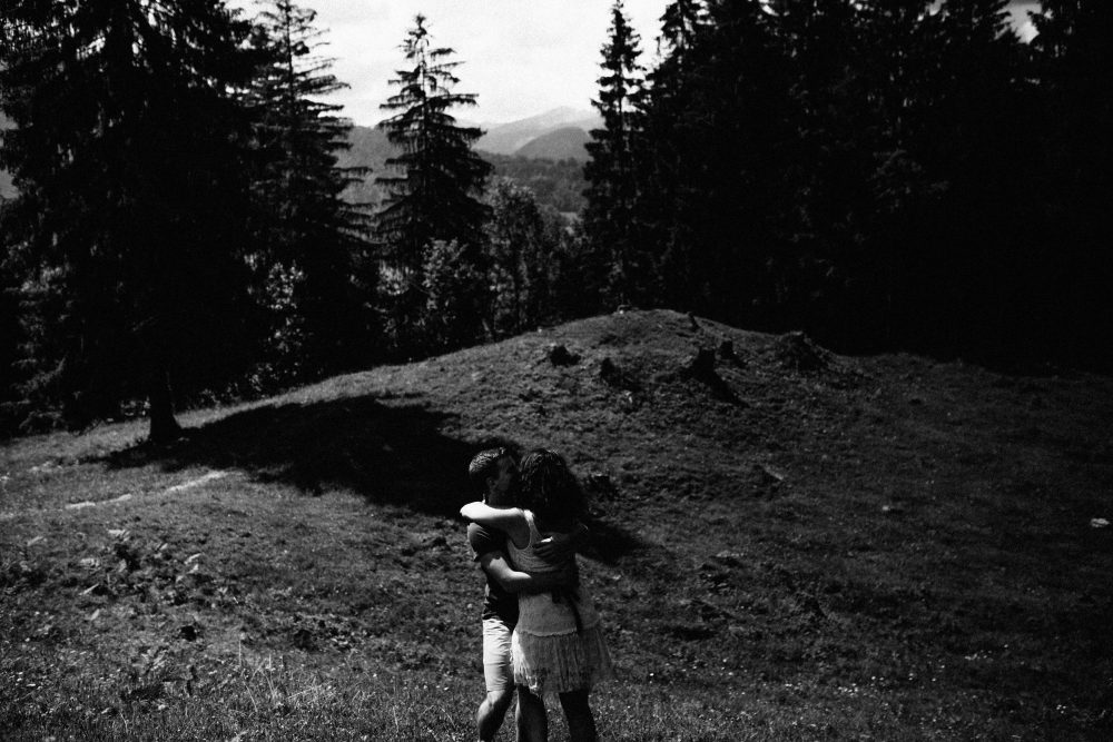 Engagement Shooting zwischen Wasserfällen