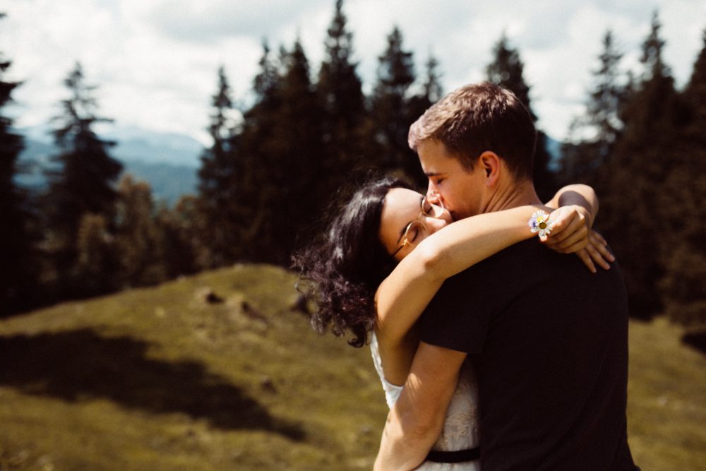 Engagement Shooting zwischen Wasserfällen