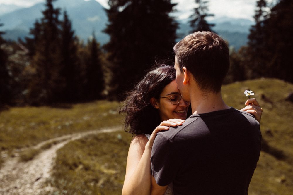 Engagement Shooting zwischen Wasserfällen