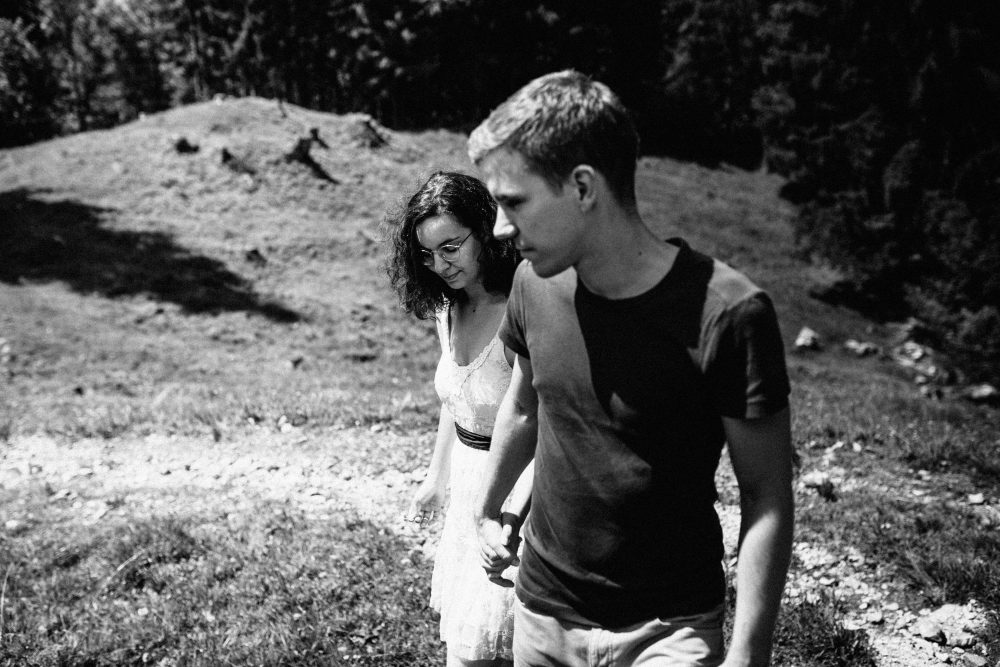 Engagement Shooting zwischen Wasserfällen