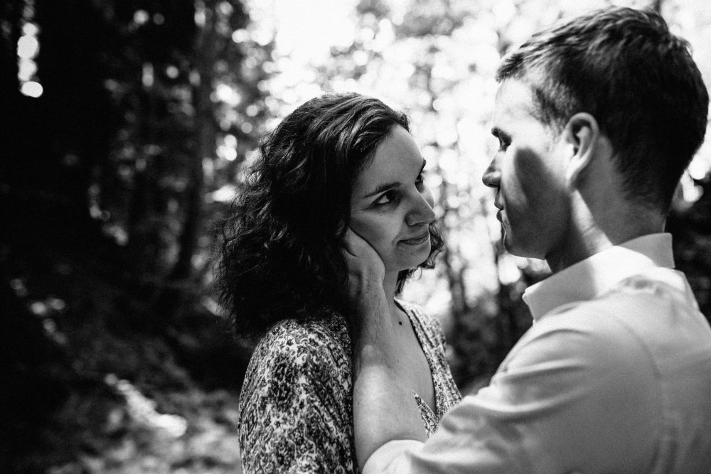 Engagement Shooting zwischen Wasserfällen