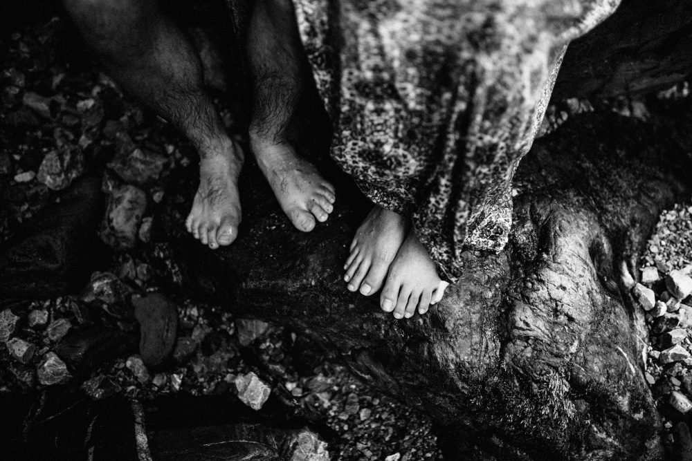 Engagement Shooting zwischen Wasserfällen