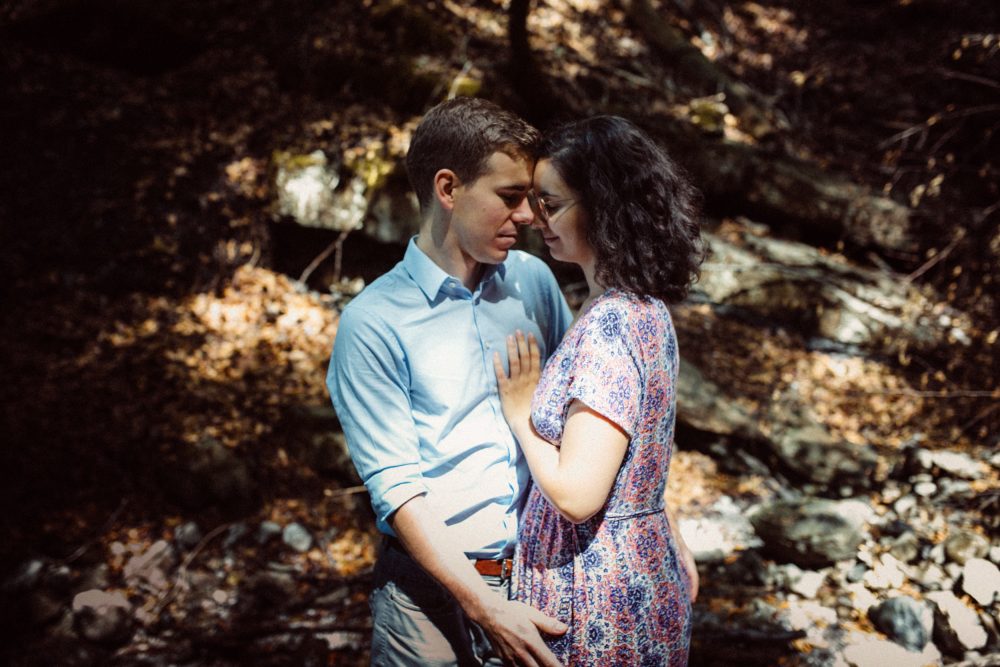 Engagement Shooting zwischen Wasserfällen