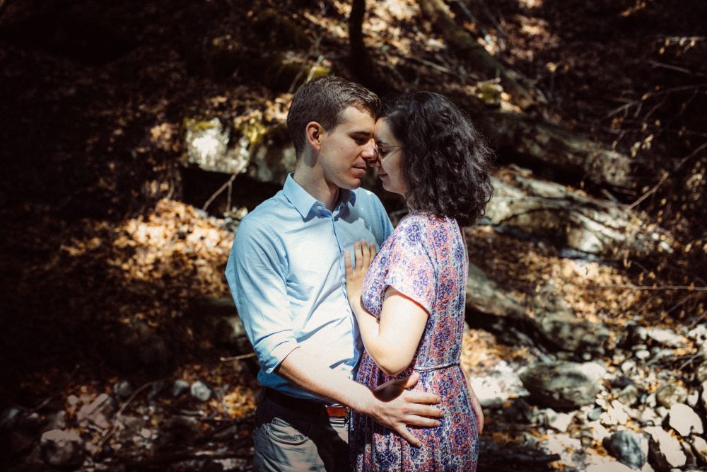 Engagement Shooting zwischen Wasserfällen