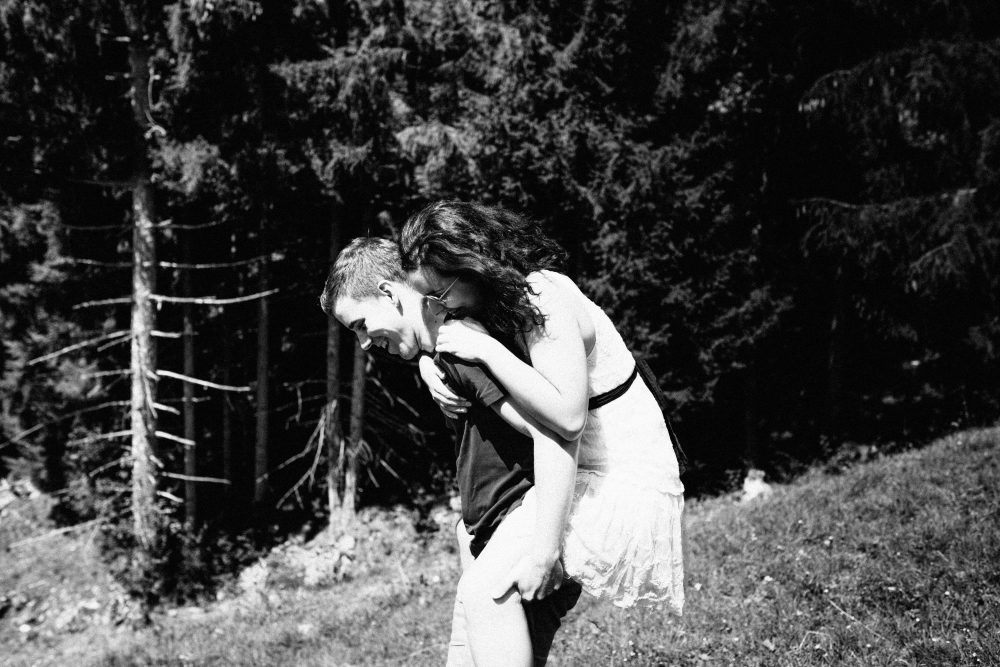 Engagement Shooting zwischen Wasserfällen