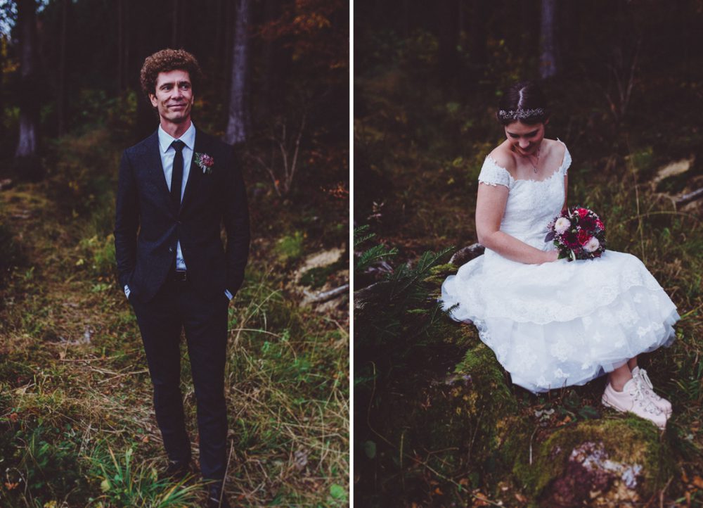 Wald Hochzeit im Allgäu
