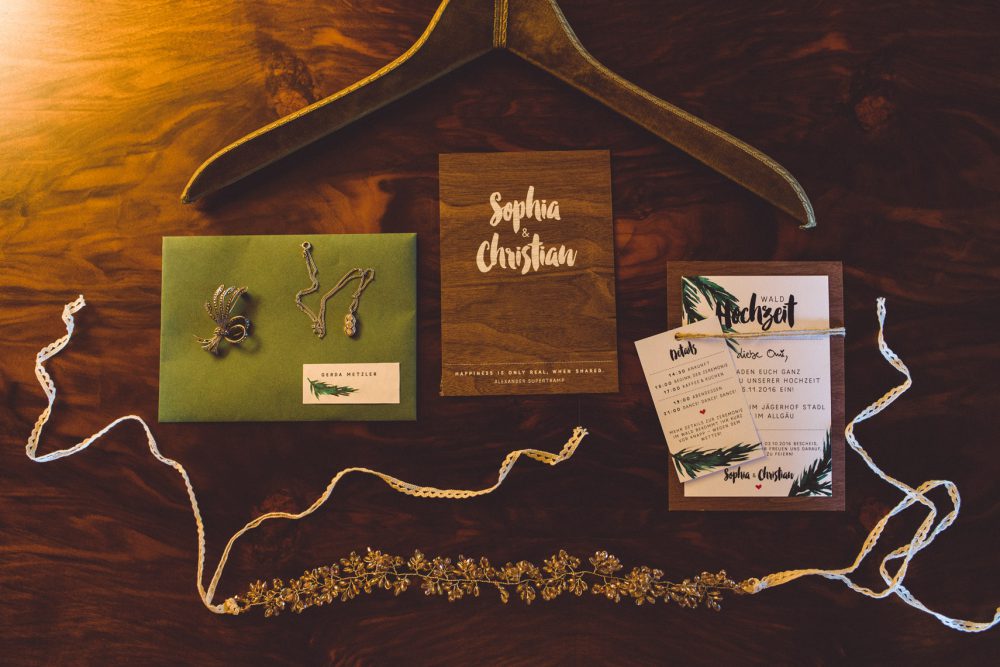 Wald Hochzeit im Allgäu