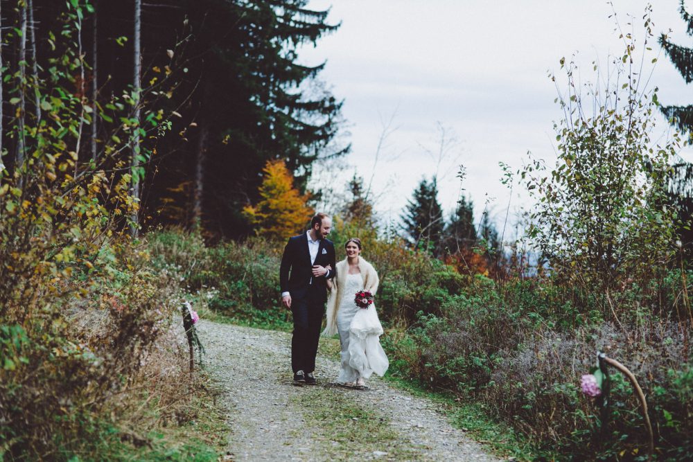 Wald Hochzeit im Allgäu