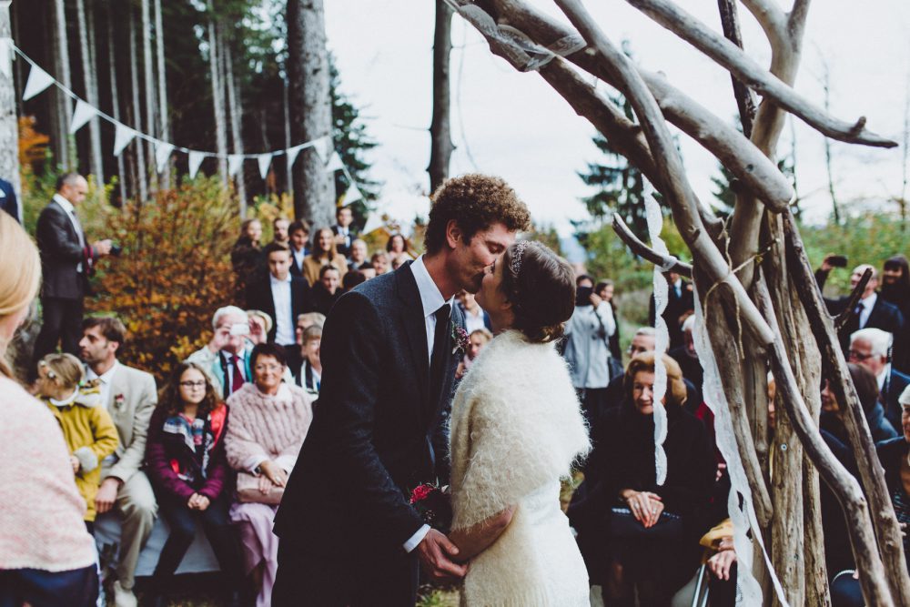 Wald Hochzeit im Allgäu