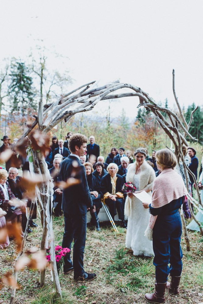 Wald Hochzeit im Allgäu