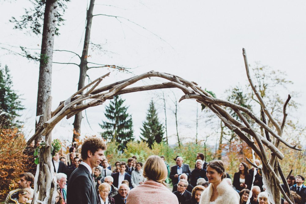 Wald Hochzeit im Allgäu
