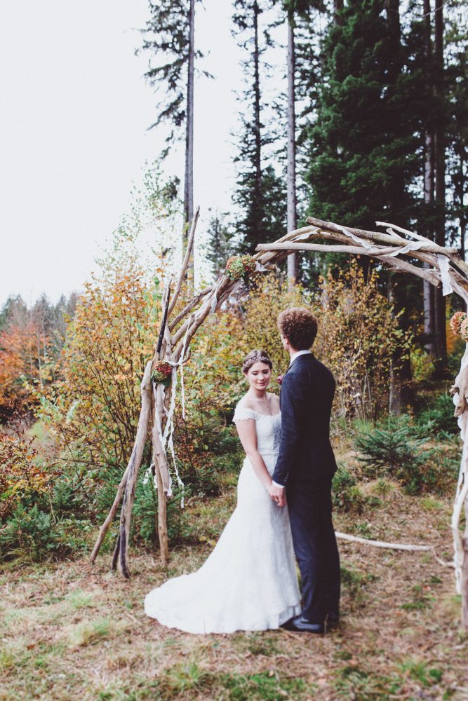 Wald Hochzeit im Allgäu