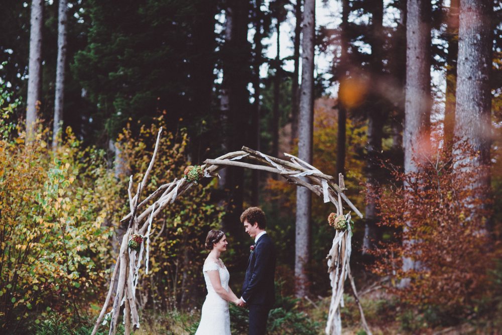 Wald Hochzeit im Allgäu