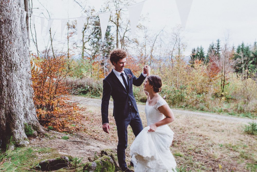 Wald Hochzeit im Allgäu