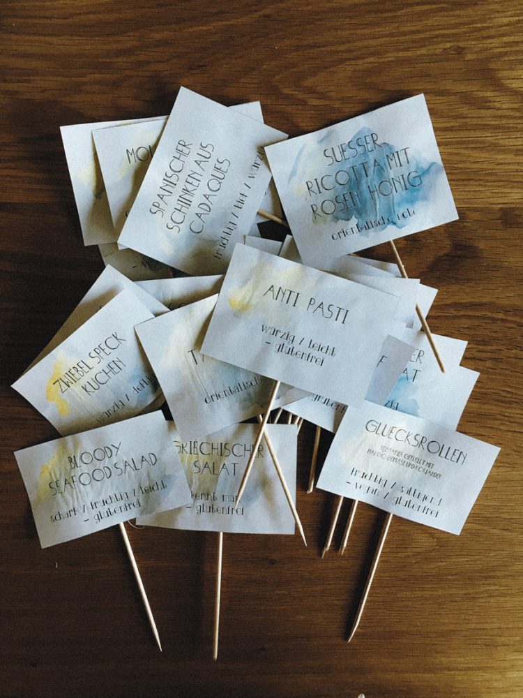 Geburtstags Buffet und mein Anti Pasti Rezept