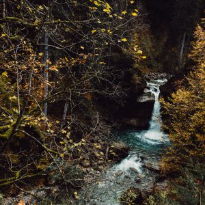 Ein Herbstspaziergang am Gunzesrieder Wasserfall