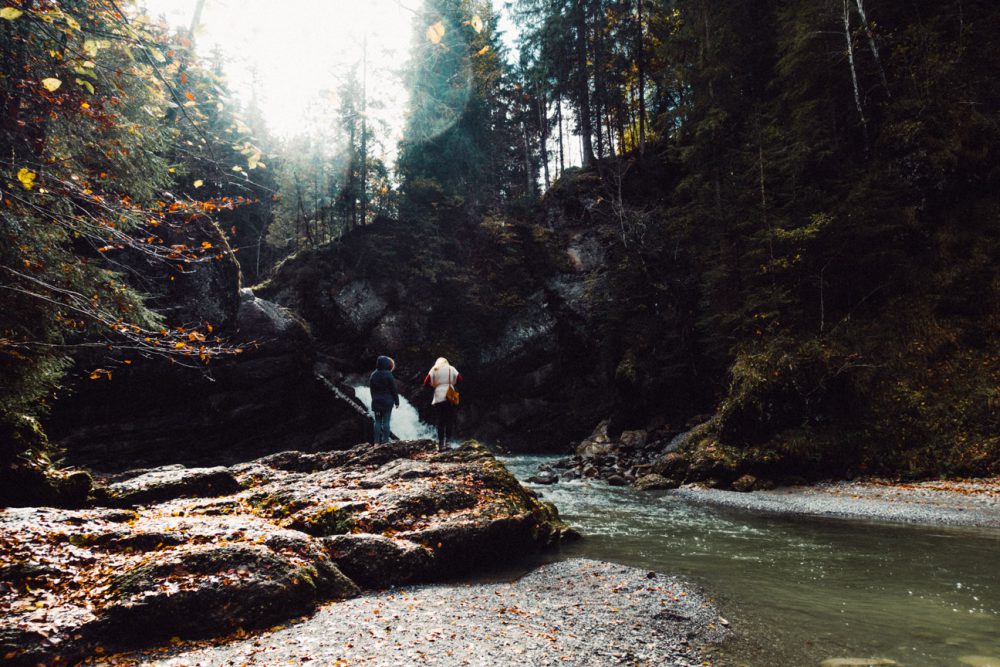 Ein Herbstspaziergang am Gunzesrieder Wasserfall