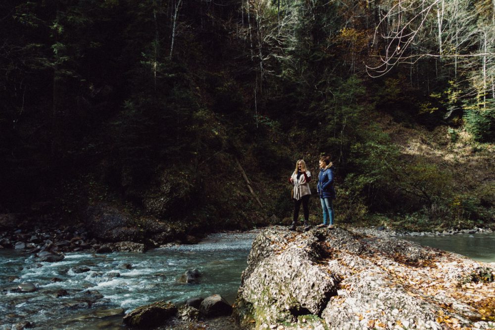Ein Herbstspaziergang am Gunzesrieder Wasserfall