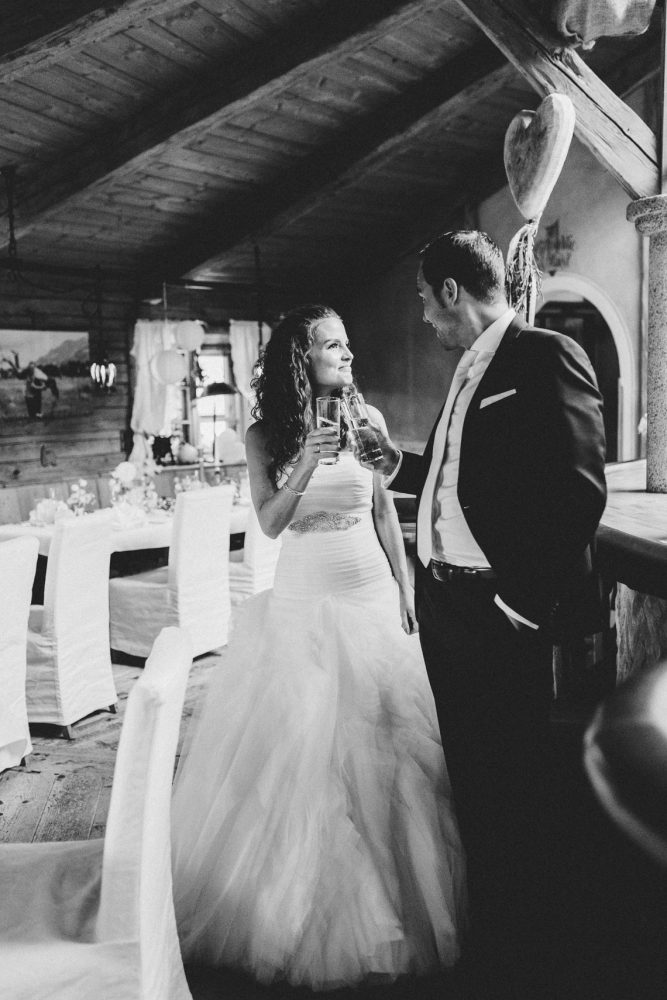 Hochzeitsreportage im Hotel Engel in Grän