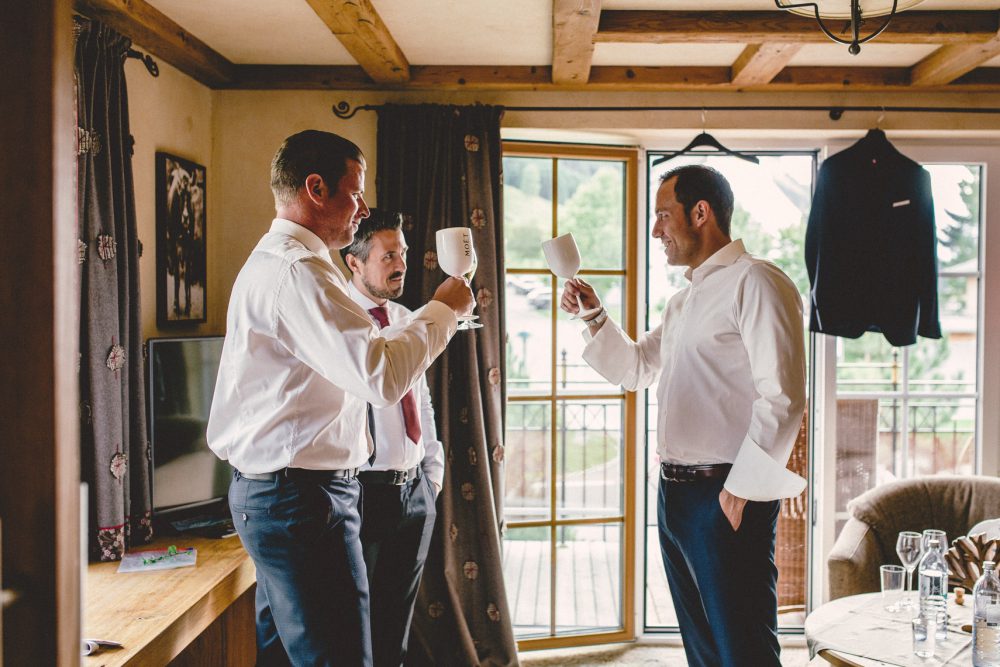 Hochzeitsreportage im Hotel Engel in Grän